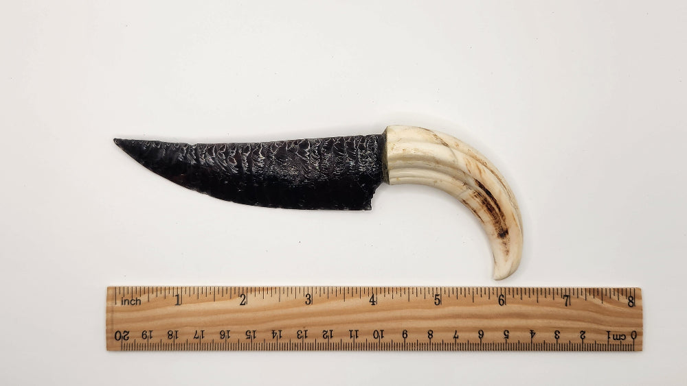 Black Transparent Stone + Warthog Tusk