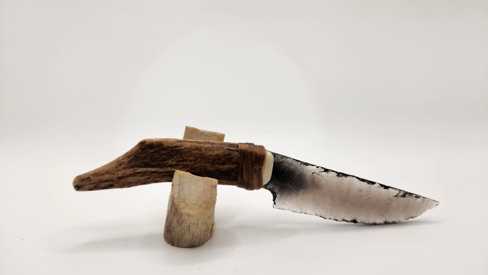 Mini Transparent Obsidian Stone +Deer Antler