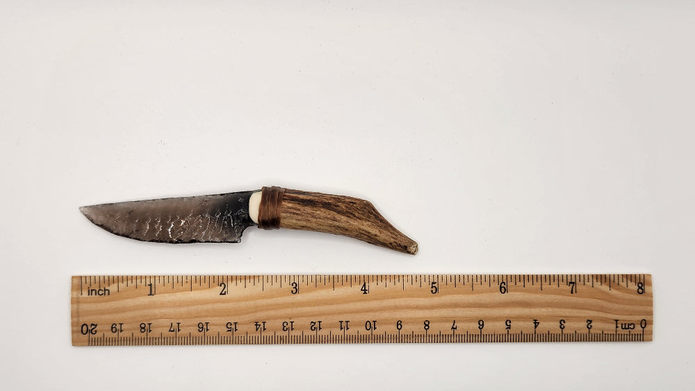 Mini Transparent Obsidian Stone +Deer Antler