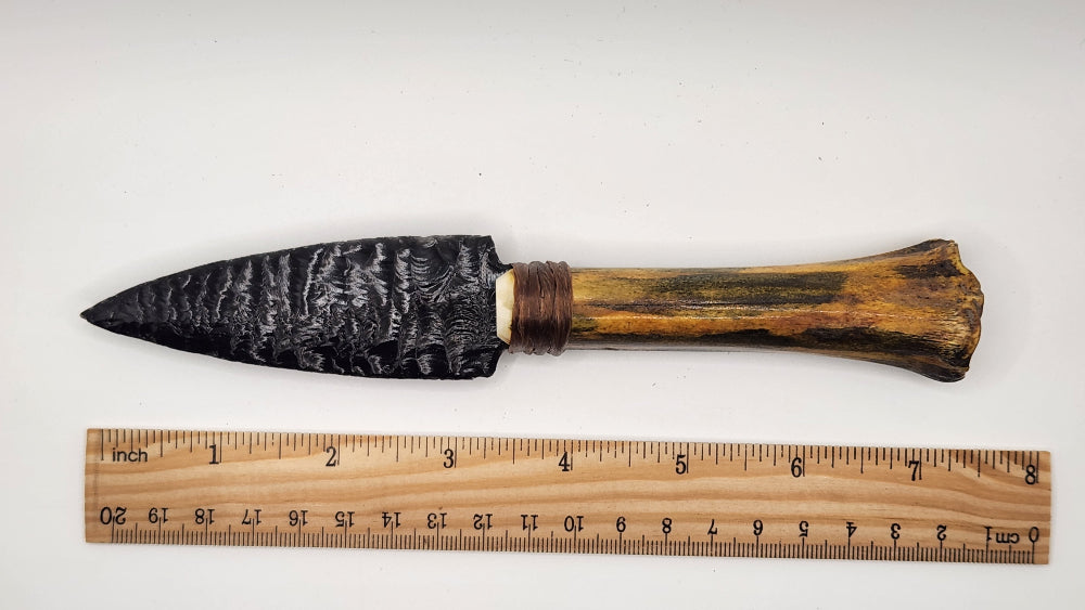 Charcoal Obsidian + Bone