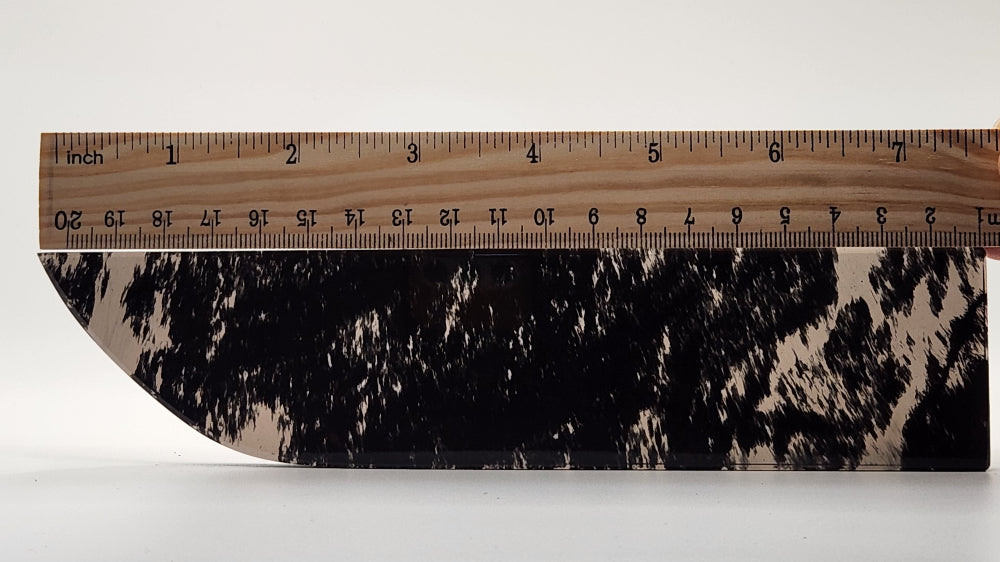 Black Translucent Obsidian solid
