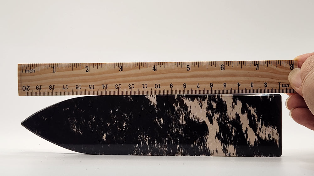 Black Translucent Obsidian solid